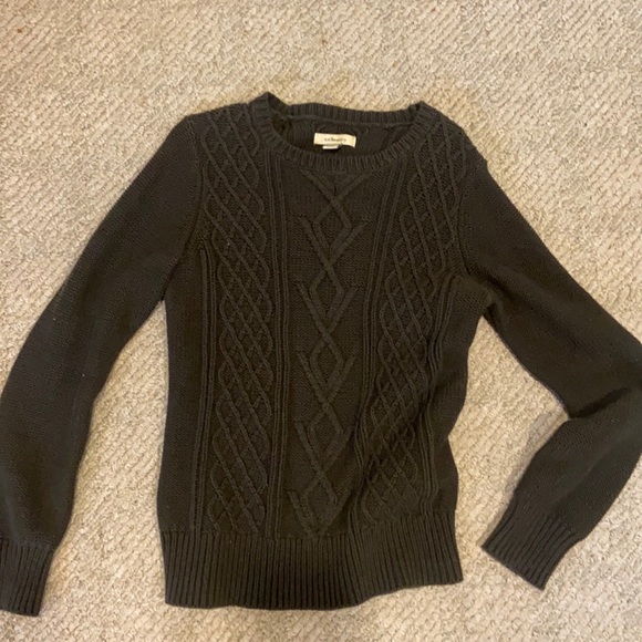 G.H. Bass & Co. Green Cable Knit Sweater size M - Picture 2 of 3